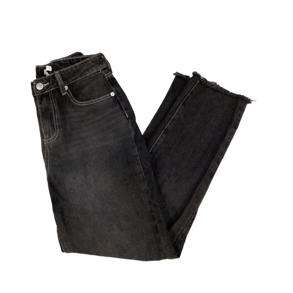 High Waist Mom Jeans Ankle Length Distressed NWOT size 24 and 30 - Picture 2 of 14